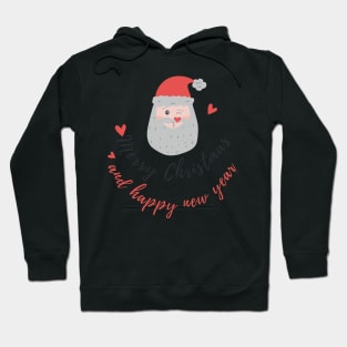 Merry Christmas And Happy New Year Santa Clous Hoodie